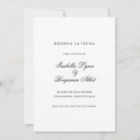 Casamento tradicional espanhol preto e branco