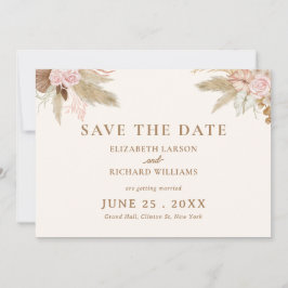 Reserve A Data Casamento Tropical Boho Moderno Exótico