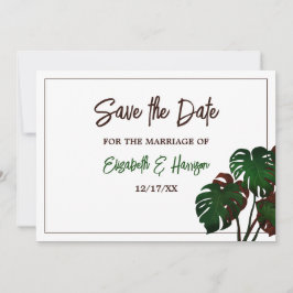 Reserve A Data Casamento Tropical de Monstera Beach