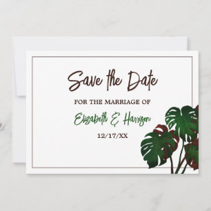 Reserve A Data Casamento Tropical de Monstera Beach