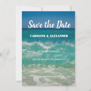 Reserve A Data Casamento Tropical de Praia do Elegant Summer Ocea