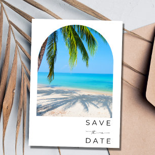 Reserve A Data Casamento Tropical Palm Tree Beach