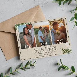 Reserve A Data Casamento Verde abstrato Watercolor Sage Floral