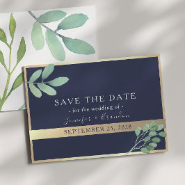 Reserve A Data Casamento Verde e Dourado da Marinha