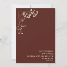 Casamento Vermelho Rustic Gypsophila Beet