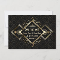 Casamento Vintage Anos 20 Dourado Preto O Grande G