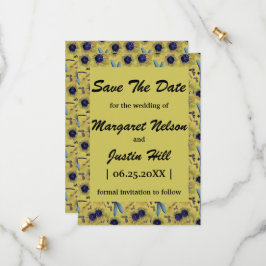 Reserve A Data Casamento vintage Dandelion e Dragonfly Themed