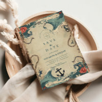 Casamento Vintage Náutico com Ondas e Corda