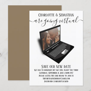 Reserve A Data Casamento virtual Salvar a foto de data