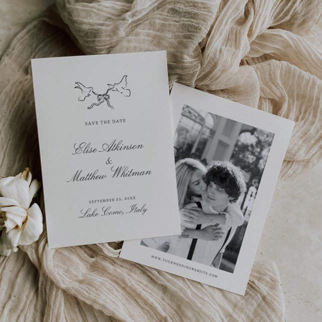 Reserve A Data Casamento Whimsical Ilustrado (Criador carregado)