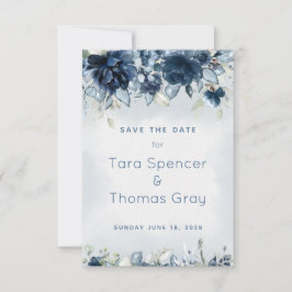 Reserve A Data Cascading Dusty Blue Peony Weding