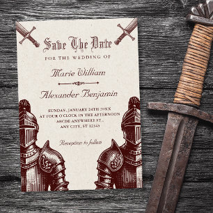 Reserve A Data Cavaleiros casamento medieval vintage