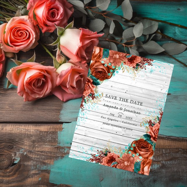 Reserve A Data Celebração de Casamento Floral Rústica em Celeiro  (Criador carregado)