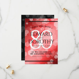 Reserve A Data Celebração do Aniversário de Casamento da 80 Ruby