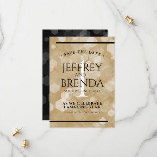 Reserve A Data Celebração do Aniversário de Casamento de Papéis E