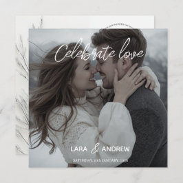 Reserve A Data Celebrar Amor Personalizado Simples Casamento Mode