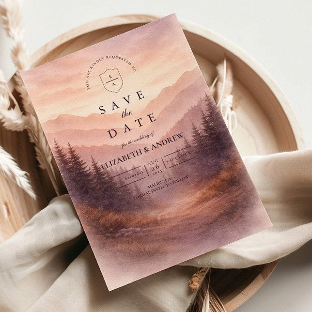 Reserve A Data Cena de Casamento Rústico na Montanha Florestal (Criador carregado)