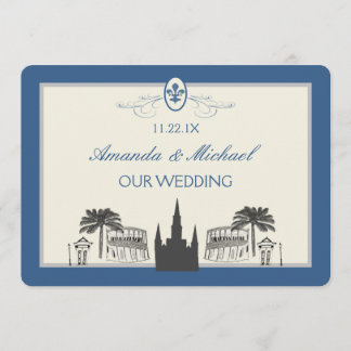 Reserve A Data Cenas de Nova Orleans Azul e Prateada Salvem a Dat