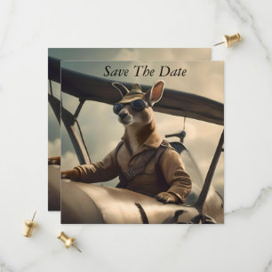 Reserve A Data "Céus Vintage: O Piloto de Canguru no Avião Velho