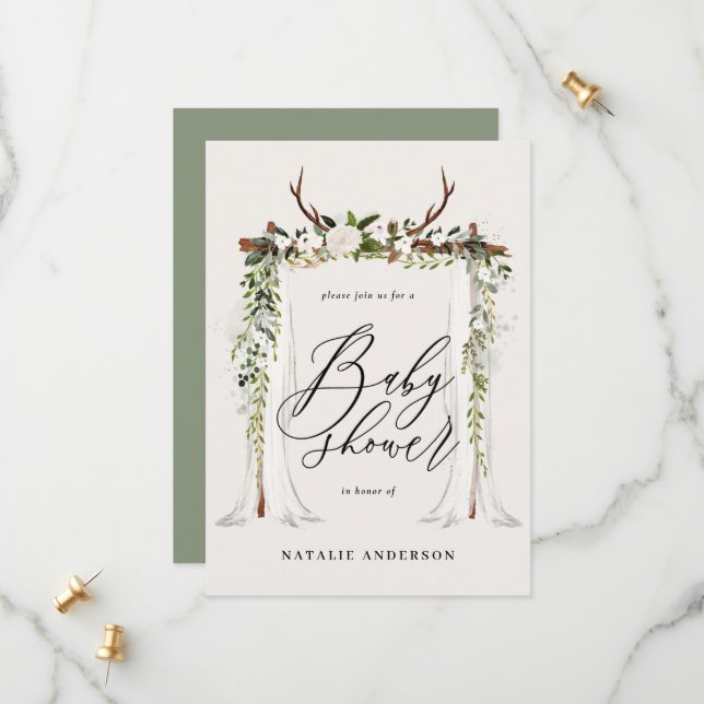 Reserve A Data Chá de fraldas botânico russo neutro em relação ao (Frente/Verso In Situ)