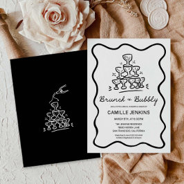 Reserve A Data Chá de panela de Brunch e Bolha Retroativa