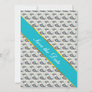 Reserve A Data Champagne Paisley Pattern