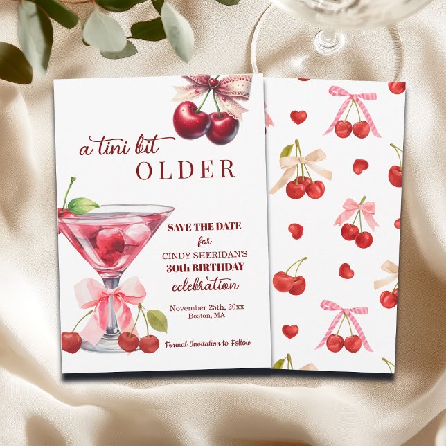 Reserve A Data Chic A Tini Bit Older Cherry Martini 30th Birthday (Criador carregado)