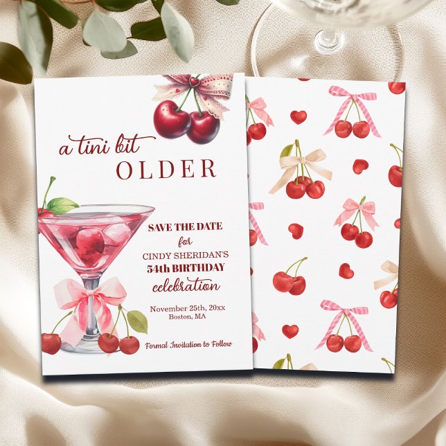 Reserve A Data Chic A Tini Bit Older Cherry Martini 54th Birthday (Criador carregado)