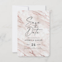 Chic Dusty Mink Marble com Rosa Gold Foil Detalhes