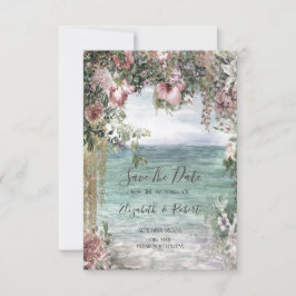 Reserve A Data Chic Flowers Oceano Salvar Data
