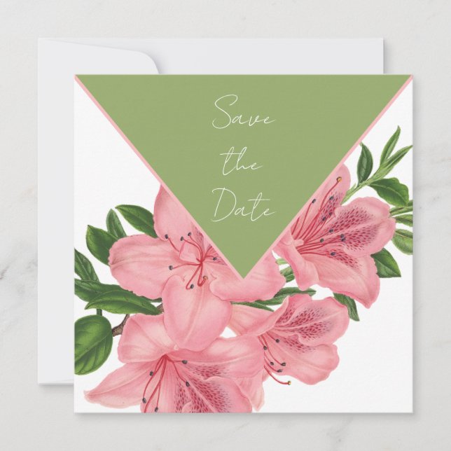 Reserve A Data Chic Pink Hibiscus Salvar A Data (Frente)