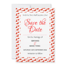 CHINA Casamento Patriótico Personalizado 婚礼