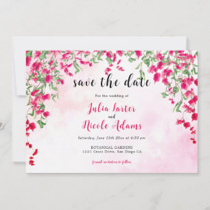 Reserve A Data Chuva de Bougainvillea Rosa Floresta Tropical Casa