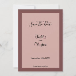 Reserve A Data Cinnamon Rose Enquadrado Salve A Data