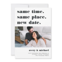 Cartão Reserve a Data Folha Única