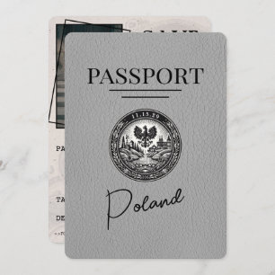 Reserve A Data Cinza Passport Salvar a Data