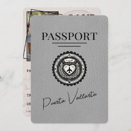Reserve A Data Cinza Puerta Vallarta Passaporte Salvar A Data