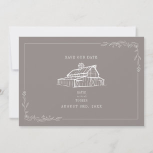 Reserve A Data Cinza Rustic Barn Wedding Ametimst Salva A Data