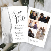 Cinza White Silver Agate 5- Foto para salvar a dat