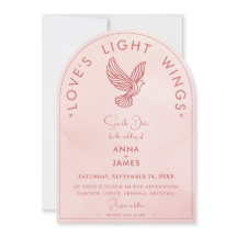 Citação Minimalista Única de Casamento Moderno Ele