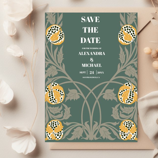 Reserve A Data Classic Art Nouveau Wedding (Criador carregado)