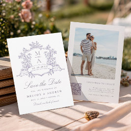 Reserve A Data Classic Bloom Garden Lavender Wedding Photo 