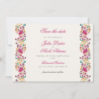 Clássico Rosa Verde Amarelo Floral Cisne Pássaro C
