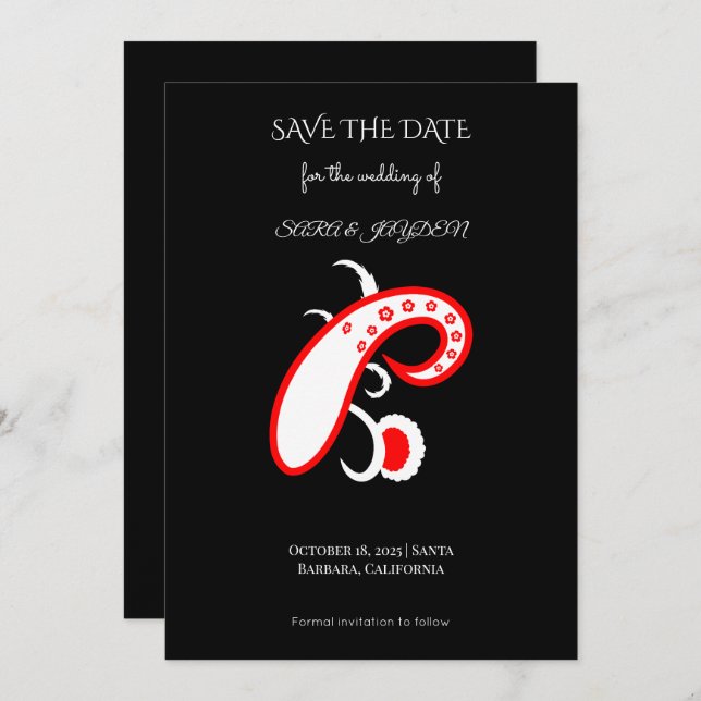 Reserve A Data Clip Art Flower Design | Paisley | Floral Art (Frente/Verso)