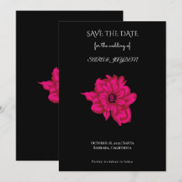 Reserve A Data Clipart de Flor Rosa Fofa – Design Floral Pop Art