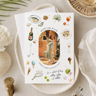 Reserve A Data Clube de Verão Aquarela | Foto Personalizada