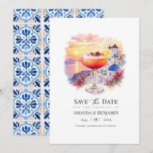 Cocktail do Pôr do Sol em Santorini Casamento na G