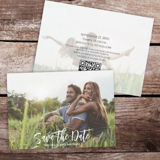 Reserve A Data Cód. QR da Tendência Simples de Fotografias da Cal