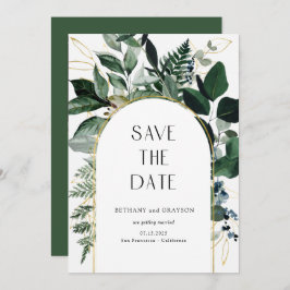 Reserve A Data Código QR, casamento do Jardim Botânico Moderno