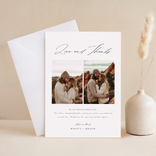 Reserve A Data Código QR de Casamento de Foto do Script 6 Elegant